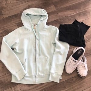 TNA Mint Zippered Hoodie